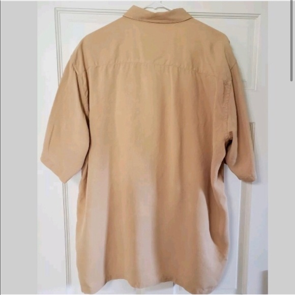 VINTAGE Tori Richard Silk Bowling Shirt XL - Picture 2 of 5
